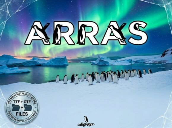 Arras: A Playful Display Typeface for Handmade Creators