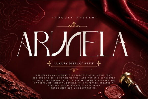 Arunela: A Luxury Serif Font for Handmade Creators