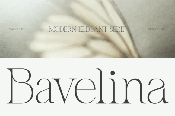 Bavelina: A Modern Serif Font for Quiet Elegance