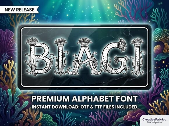 Biagi: A Fluid, Floral Typeface for Thoughtful Editorial Design