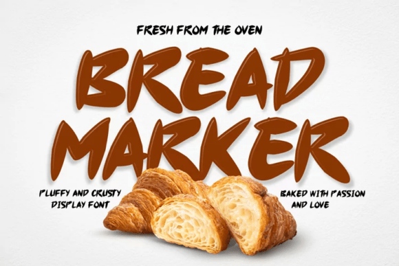 Bread Marker Font: Playful, Professional Branding for Small Businesses