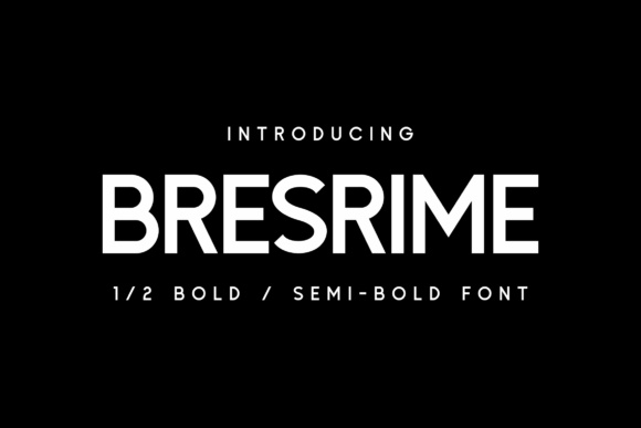 Bresrime: A Chic Serif Display Font for Campaign Headlines