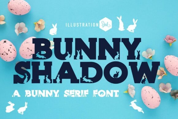 Bunny Shadow: A Whimsical Display Font for Digital Charm