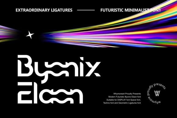 Byonix Elaon: A Futuristic Display Font That Cuts Through the Feed