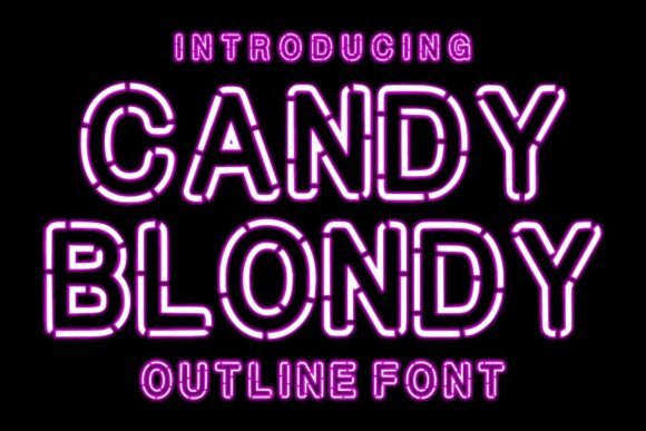 Candy Blondy: A Display Font That Feels Like a Warm Hello