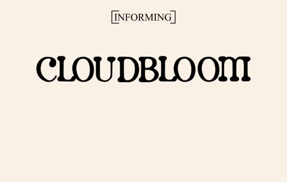 Cloudbloom: A Display Font That Feels Like a Design Collaboration