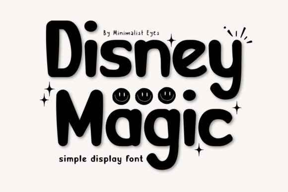 Disney Magic Font: A Playful, Professional Display Typeface for Small Businesses