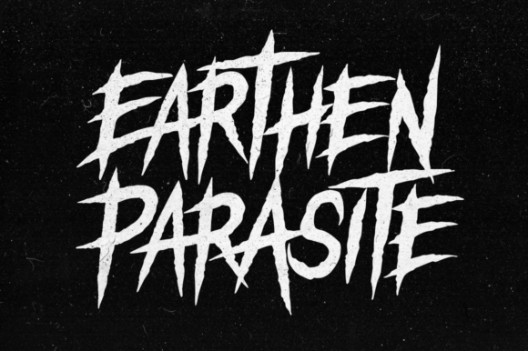 Earthen Parasite: A Display Font for Bold Digital Statements