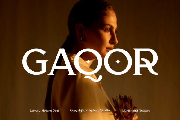 Gaqor: A Serif That Speaks With Quiet Authority