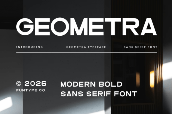 Geometra: A Bold Sans Serif Font for High-Impact Marketing