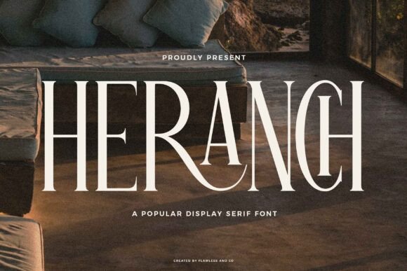 Heranch: A Refined Display Serif for Digital Elegance