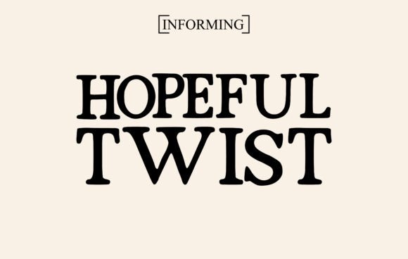 Hopeful Twist: A Display Font That Feels Like a Creative Breakthrough