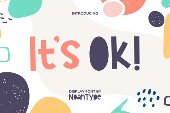 It’s Ok Font: A Playful Display Typeface That Feels Genuinely Warm