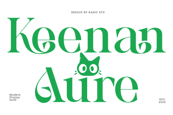 Keenan Aure: A Modern Display Serif for Polished Digital Brands