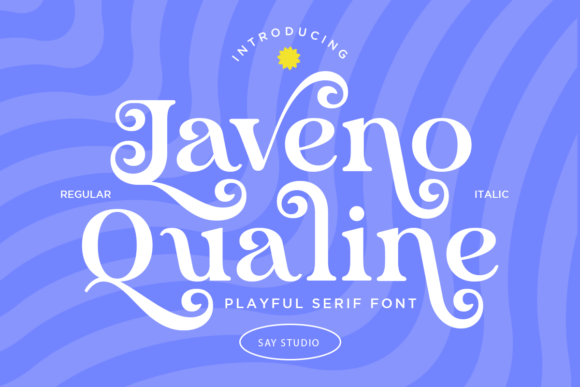 Laveno Qualine: A Playful Serif Font for Thoughtful Digital Design