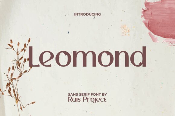 Leomond: A Modern Sans Serif Font That Elevates Handmade Design