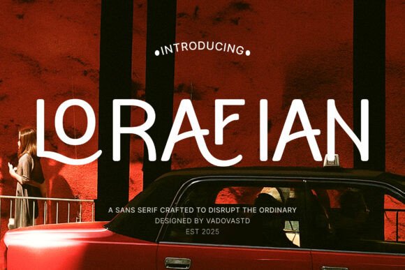 Lorafian: A Sans Serif That Cuts Through the Feed