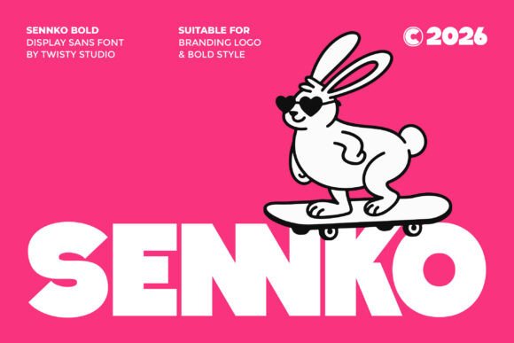 Sennko: A Bold Display Sans for Confident Brand Identity