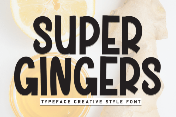 Super Gingers: A Bold Display Font That Actually Works in Real Branding