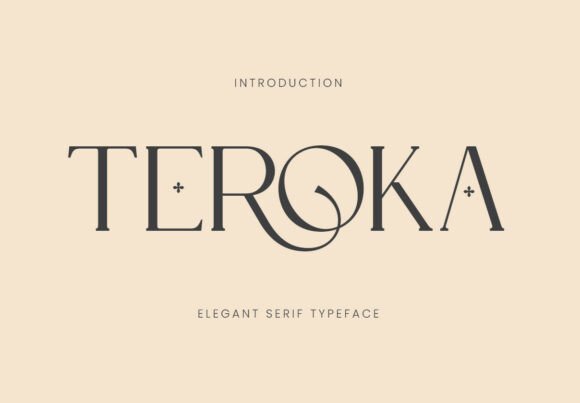Teroka Serif Font for Handmade Brands & Printables