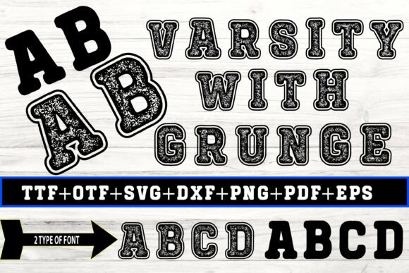 Varsity with Grunge: A Vibrant Display Font for Editorial Impact
