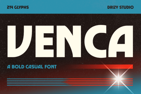 Venca Bold: A Sans Serif Font That Grabs Attention
