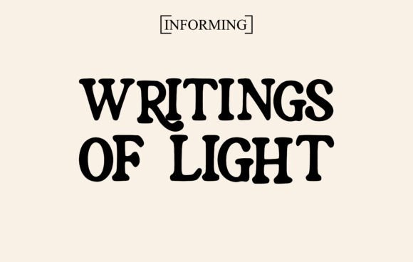Writings of Light: A Display Font for Editorial Clarity and Quiet Impact
