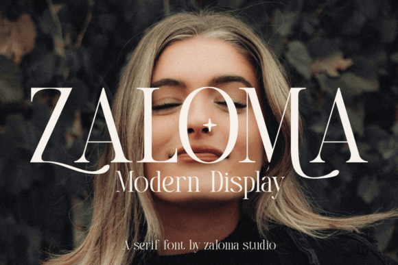 Zaloma: A Distinctive Display Serif for Digital Branding